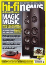 Hi fi News - Magico Q3 - BM.rs