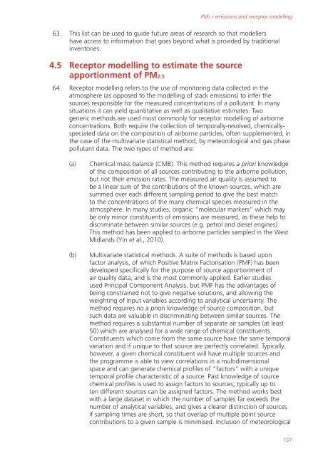 Air quality expert group - Fine particulate matter (PM2.5) in ... - Defra