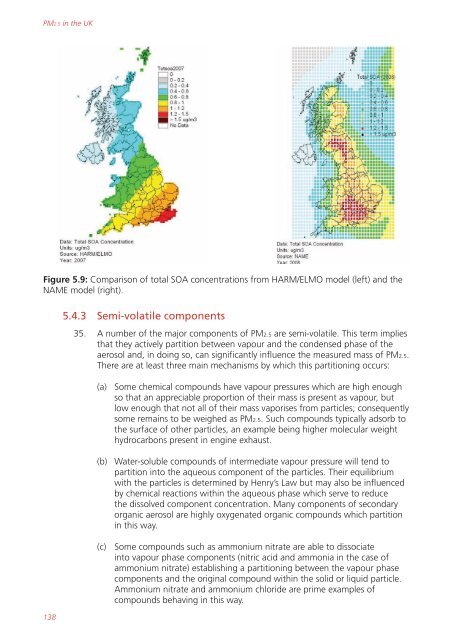 Air quality expert group - Fine particulate matter (PM2.5) in ... - Defra