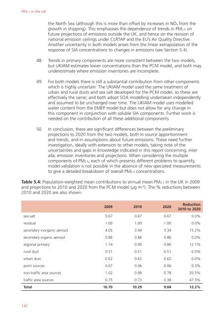 Air quality expert group - Fine particulate matter (PM2.5) in ... - Defra