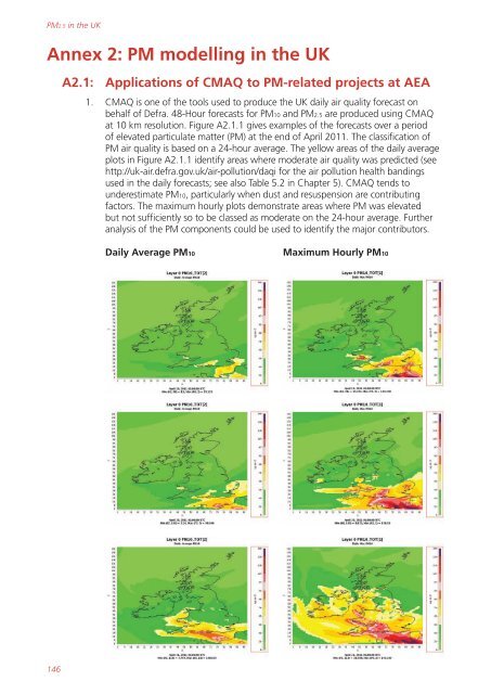 Air quality expert group - Fine particulate matter (PM2.5) in ... - Defra