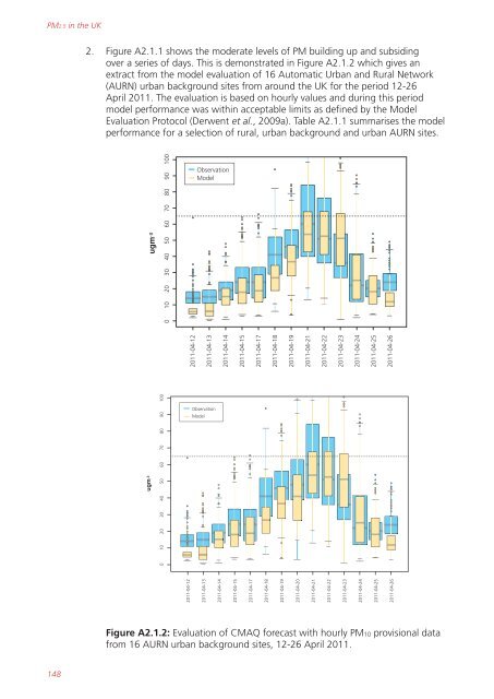 Air quality expert group - Fine particulate matter (PM2.5) in ... - Defra