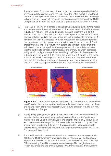 Air quality expert group - Fine particulate matter (PM2.5) in ... - Defra