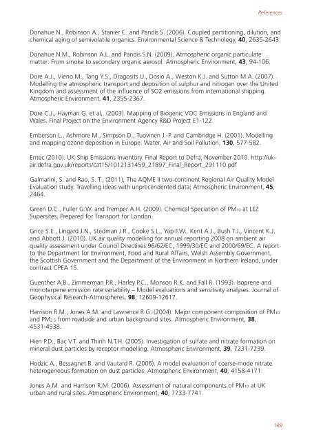 Air quality expert group - Fine particulate matter (PM2.5) in ... - Defra