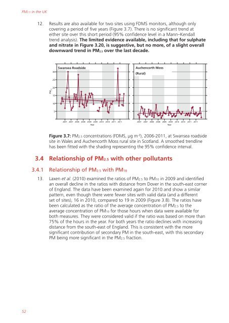 Air quality expert group - Fine particulate matter (PM2.5) in ... - Defra