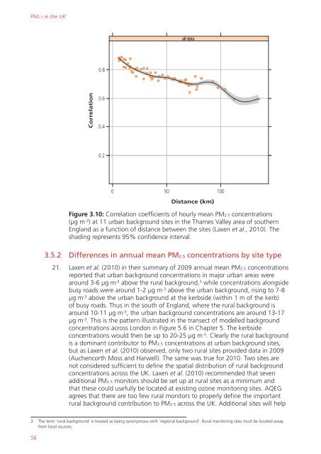 Air quality expert group - Fine particulate matter (PM2.5) in ... - Defra