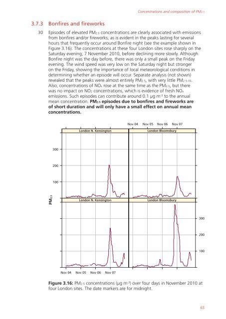 Air quality expert group - Fine particulate matter (PM2.5) in ... - Defra