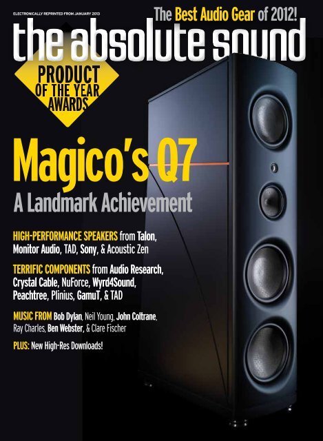 Magico Q7 Loudspeaker - Absolute Sounds