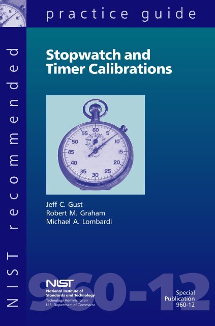 Stopwatch and Timer Calibrations - Aclass