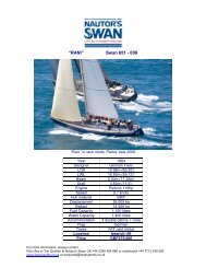 “RANI” Swan 651 - 008 - NAutor's Swan UK