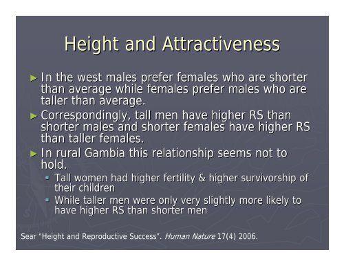Bases for physical attractiveness: male perspective
