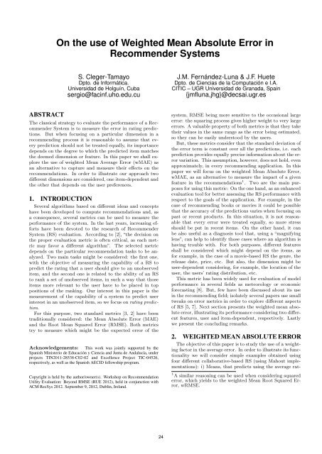 on-the-use-of-weighted-mean-absolute-error-in-recommender