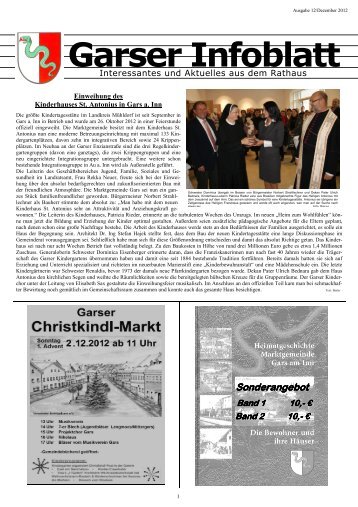 Garser Infoblatt 12-2012 - Gars a. Inn