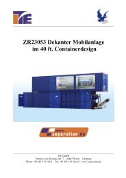 ZR23053 Dekanter Mobilanlage im 40 ft. Containerdesign