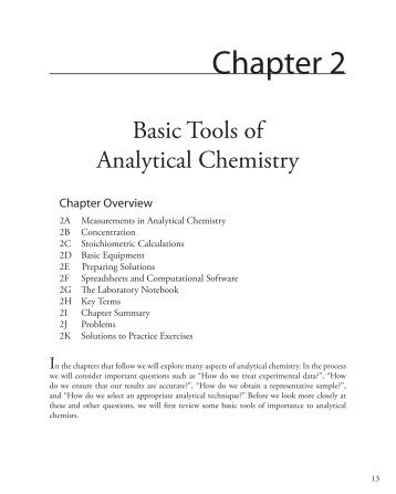 Chapter 2 - Analytical Sciences Digital Library