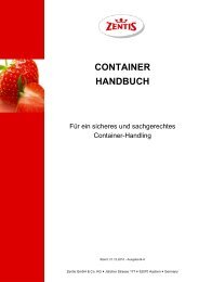 CONTAINER HANDBUCH - Zentis