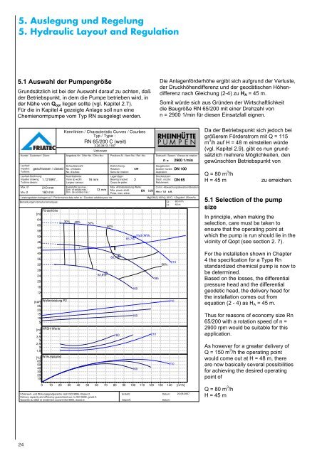 Kreiselpumpen Technische Auslegung Centrifugal Pumps ... - Friatec