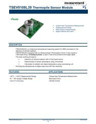 TSEV0108L39 Thermopile Sensor Module