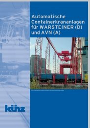 Automatische Containerkrananlagen für ... - Hans Künz GmbH