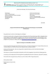 Arbeitskreise Mykologie / Wirt-Parasit-Beziehungen AK ... - Die DPG