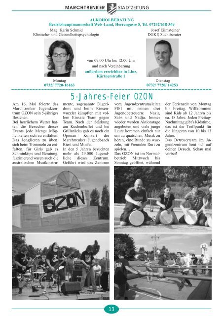 Stadtzeitung Juni 2008 - Marchtrenk