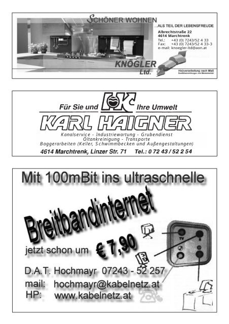 Stadtzeitung Juni 2008 - Marchtrenk