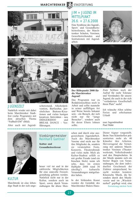 Stadtzeitung Juni 2008 - Marchtrenk