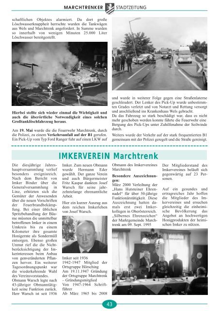 Stadtzeitung Juni 2008 - Marchtrenk