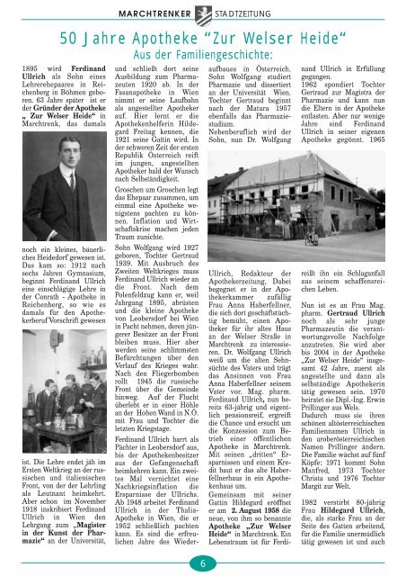 Stadtzeitung Juni 2008 - Marchtrenk