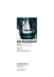 DIE WOLFSHAUT - Migros-Kulturprozent