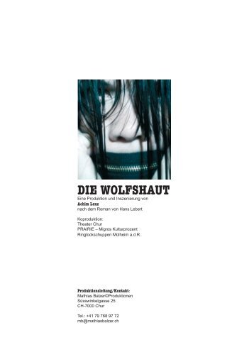 DIE WOLFSHAUT - Migros-Kulturprozent