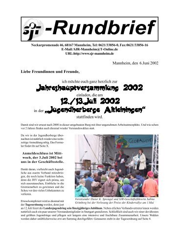 Rundbrief Juni 2002