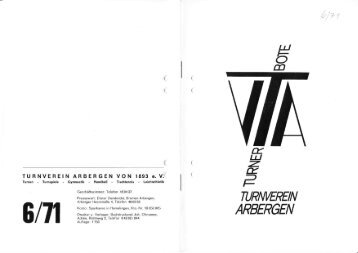 Turnerbote 1971 Ausgabe 6.pdf - TV Arbergen von 1893 eV