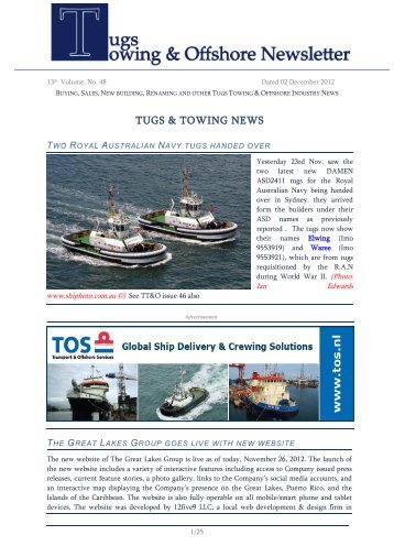 Download Newsletter 48 2012 - Towingline.com