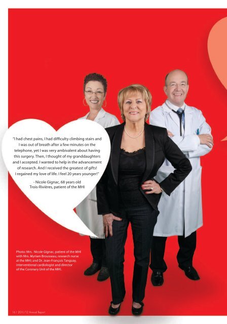2012 Annual report - Montreal Heart Institute Foundation