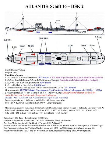 ATLANTIS Schiff 16 – HSK 2 - Forum Marinearchiv