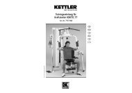 Trainingsanleitung für Kraftstation KINETIC F7