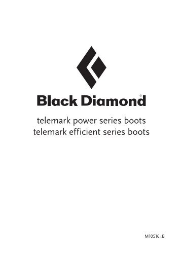 telemark power series boots telemark efficient ... - Black Diamond