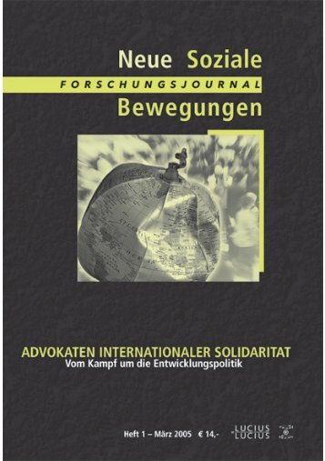 Vollversion (1.69 MB) - Forschungsjournal Neue Soziale Bewegungen
