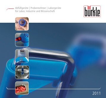 Abfüllgeräte | Probennehmer | Laborgeräte für Labor ... - Bürkle GmbH