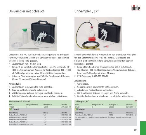 Abfüllgeräte | Probennehmer | Laborgeräte für Labor ... - Bürkle GmbH