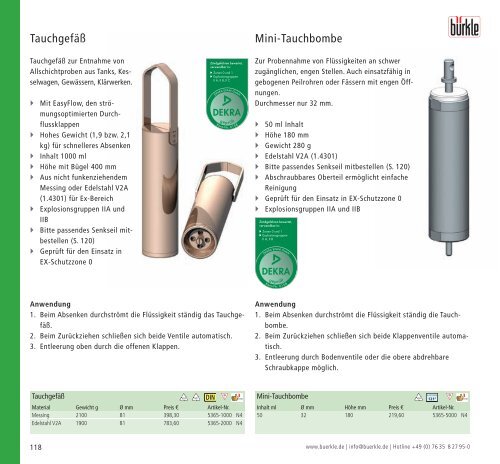 Abfüllgeräte | Probennehmer | Laborgeräte für Labor ... - Bürkle GmbH