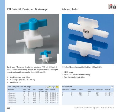 Abfüllgeräte | Probennehmer | Laborgeräte für Labor ... - Bürkle GmbH