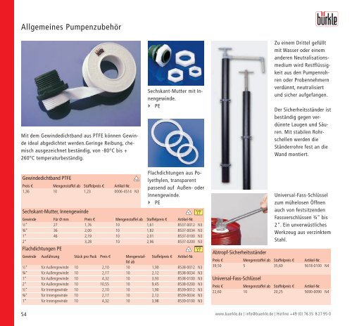 Abfüllgeräte | Probennehmer | Laborgeräte für Labor ... - Bürkle GmbH