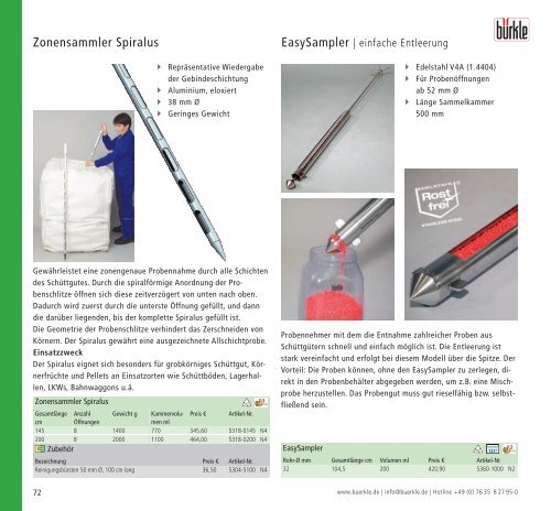 Abfüllgeräte | Probennehmer | Laborgeräte für Labor ... - Bürkle GmbH