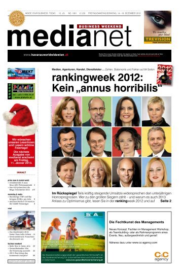 rankingweek 2012: Kein „annus horribilis“ - MediaNET.at