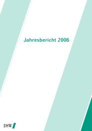 Jahresbericht 2006 - DSW