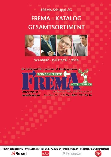 Katalog PDF download - FREMA Schläppi AG