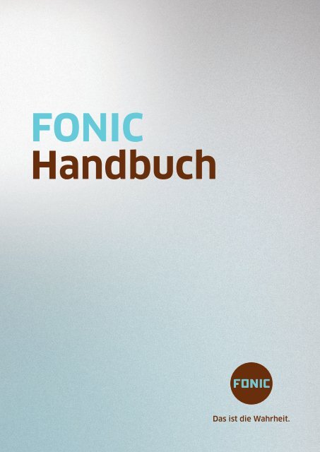 Handbuch - Fonic