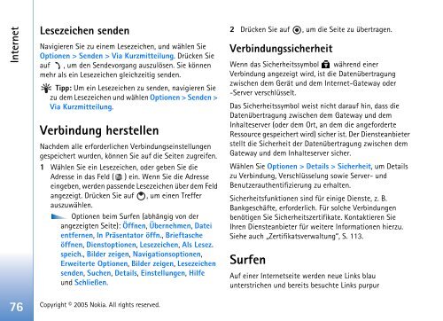 Handbuch - Nokia